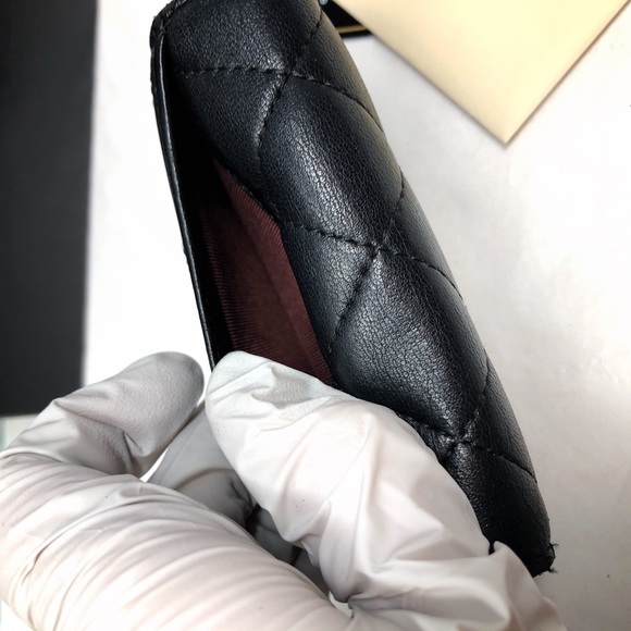 🔮SOLD🔮CHANEL classic flap quilted Matelasse CC 6 Key Holder Case lambskin - Picture 5 of 14